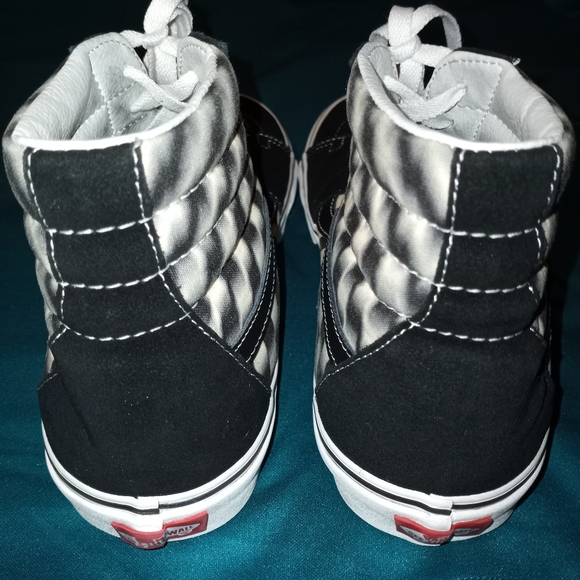Blur Check Vans Sneakers - Picture 4 of 5